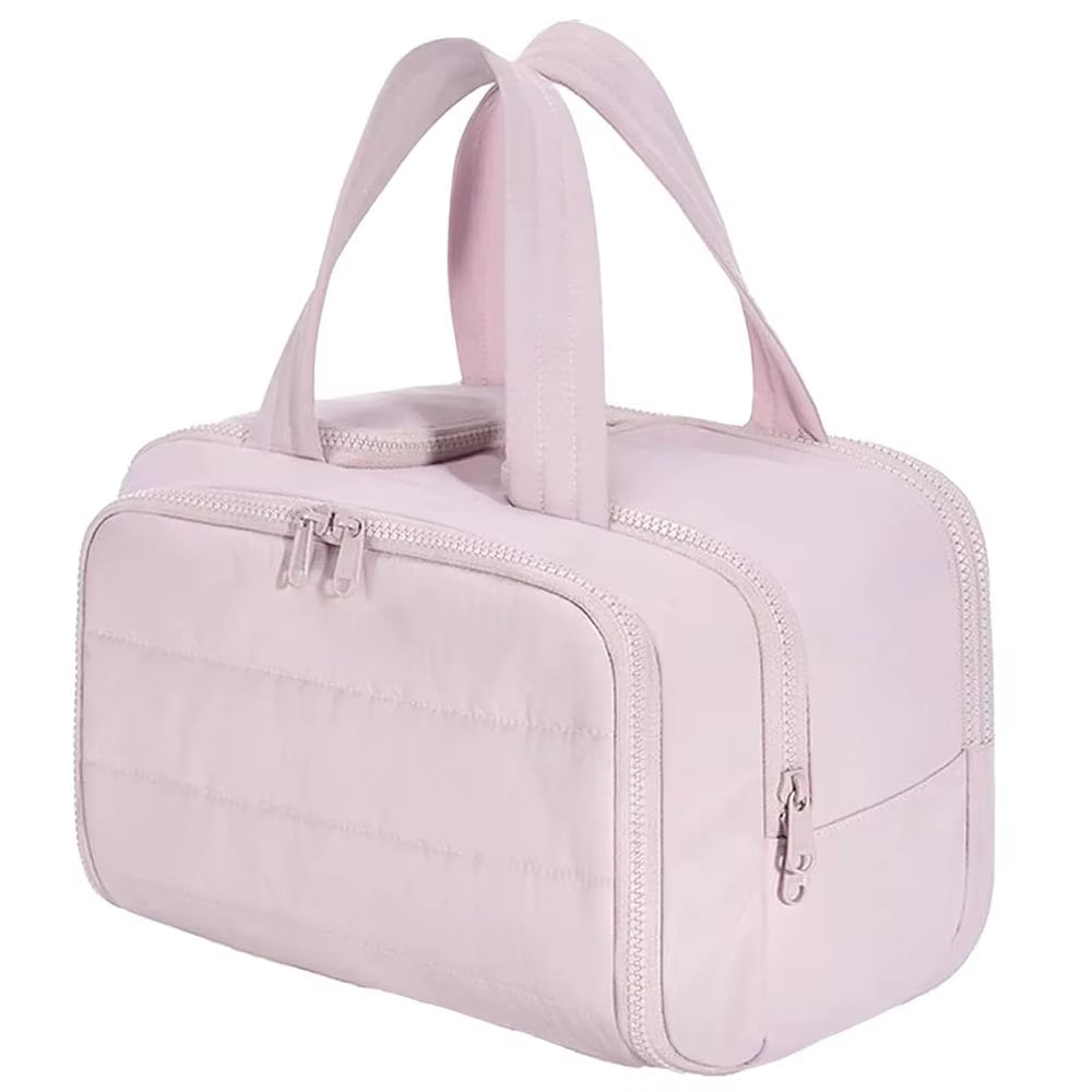 Large Capacity Cosmetic Bag Female Travel Wash Handbag Bathroom Partition Shower Makeup Pouch Waterproof Toiletries Organizer