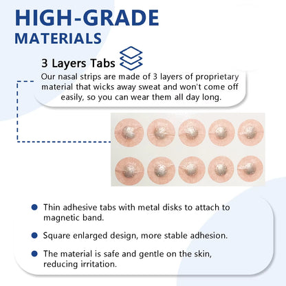 Nasal Breathing Dilators Magnetic Nasal Strips Increase Air Improve Sleep Quality Reduce Snoring
